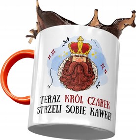 Narancssárga Bögre Caesar Boszorkánynak Ajándék Nyomtatott Fotóval