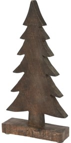 Wooden Tree karácsonyi dekoráció, 18 x 33 x 5,5 cm