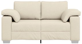 vidaXL Kanapé Bézs 160 x 77 x 82 cm Lábbal kevert anyag