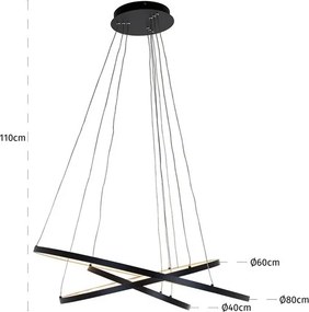 King Home AMIRA -HL-0123 Függőlámpa 1x90W/LED 3000K 152-3339LM IP20