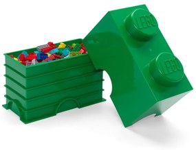 Zöld dupla tárolódoboz - LEGO®