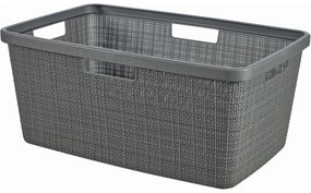 Curver Tiszta ruhák kosara Jute 46 l, sötét szürke