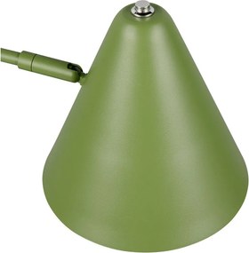 Zöld állólámpa hajlítható szerkezettel (magasság 126,5 cm) Cosima – Trio