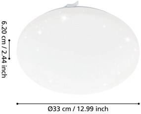 Fehér LED mennyezeti lámpa FRANIA-S – EGLO
