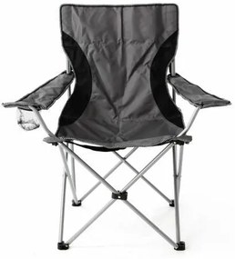 DIVERO Kempingszék összecsukható szürke