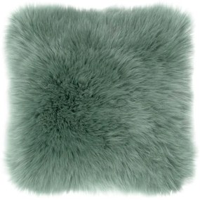 Sheepskin zöld díszpárna, 45 x 45 cm - Tiseco Home Studio