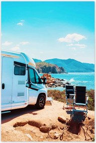 Poszterek 80x120 Lakókocsis kirándulás Olaszország