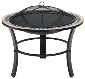 monzana® Seville tűzrakóhely Ø 76 cm - mozaik