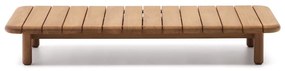 Teakfa kerti dohányzóasztal 70x140 cm Turqueta – Kave Home
