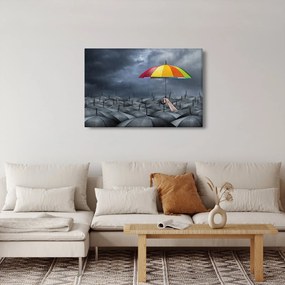 Kép - Esernyők (90x60 cm)