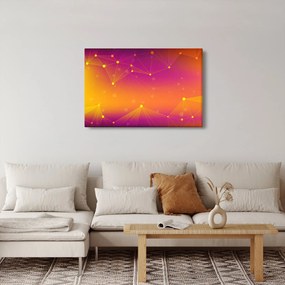 Szines absztrakt kép (90x60 cm)