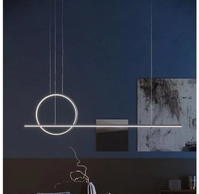 Redo 01-1735 - GIOTTO LED/46W/230V fekete állítható LED csillár kábellel