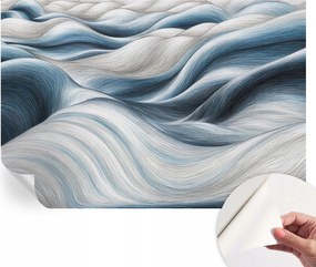 Dekoratív öntapadós fotótapéta Hálószobába Puha hullámok 152x104 cm