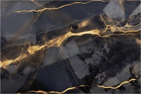 Kép - Fekete - arany dekoráció (90x60 cm)