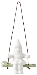 Porcelán karácsonyfadísz Swinging Girl – Kähler Design