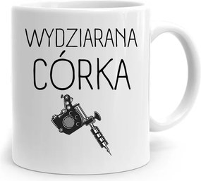 Bögre Ajándék Lányának Kötött Lánya fényképes nyomattal