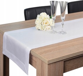 Panama asztali futó 40x160 foltálló csíkos krémfehér