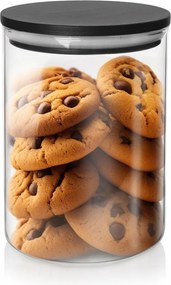 Konyhai ételtároló doboz üveg tömítéssel 600 ml