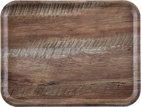 Tálaló Tálca Téglalap Alakú Sötét Tölgy 33X43 CM Poliészter Cambro