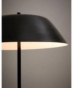 Fekete állólámpa fém búrával (magasság 153 cm) Sayra – Kave Home