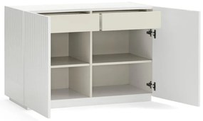 Fehér alacsony komód 100x70 cm Doric – Teulat