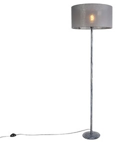 Állólámpa szürke szürke árnyékolóval 50 cm - Simplo