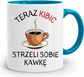 Szurkolóknak Szurkolói Bögre Kék Ajándék fényképes nyomattal