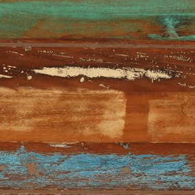 tömör újrahasznosított fa tálalóasztal 110 x 30 x 75 cm