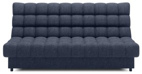 Kék zsenília kinyitható-tárolóhelyes kanapé 197 cm Clareta – ELTAP