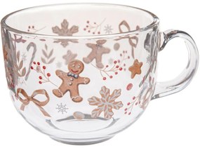 6 db Perníček üvegbögrés készlet 500 ml