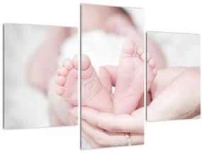 A baba lábának képe (90x60 cm)