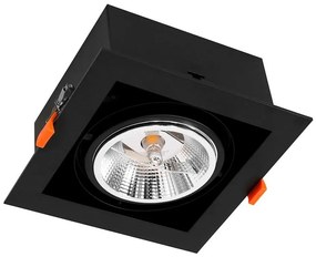 Beépíthető lámpa PLAZA AR111 1xGU10/12W/230V fekete
