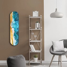 Beach edzett üvegkép, 20 x 80 cm