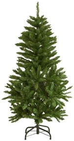 csuklópántos műkarácsonyfa 150 LED-del és gömbökkel 120 cm