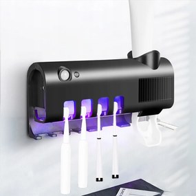 Akasztós Fogkefe Tartó Uv Fogkrém Adagolóval