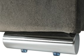 Ülőgarnitúra, szürkésbarna taupe, balos, LAMORA U