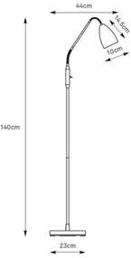 Markslöjd 108887 - LED dimmelhető állólámpa PATRO LED/4,9W/230V bézs