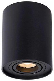 Lucide 22952/11/30 - TUBE 1xGU10/50W/230V fekete spotlámpa
