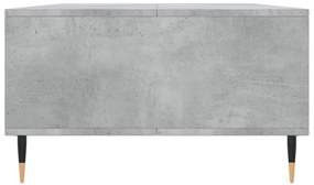 betonszürke szerelt fa dohányzóasztal 104 x 60 x 35 cm