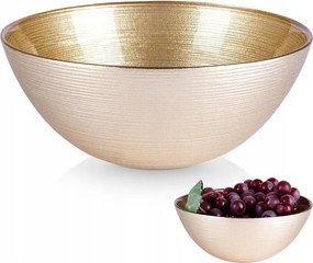 Leveses tál saláta pehely snack Saláta tálaló Arany 600 ml