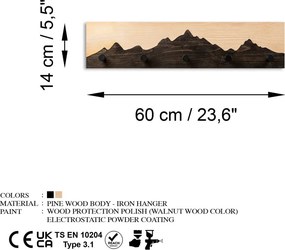 Mountain fém fali fogas, 60 cm – TR891TNL3702