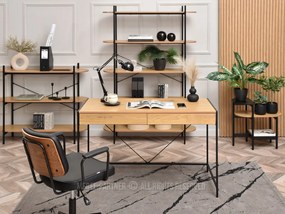 PC asztal Unica (tölgy + fekete). 1109856