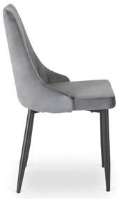 Szürke Bársony Étkezőszék. BARI