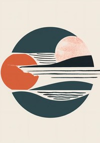 Poszter 70x100cm Csendes mély árnyalat