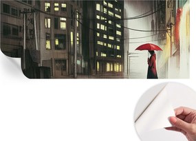 Dekoratív Öntapadós Tapéta Divatos Minták Eső város 250x104 cm