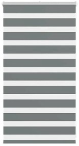 zebrafüggönnyel sötét szürke szövetszélesség 85,9 cm poliészter