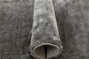 Shaggy Csúszásgátló Szőnyeg Szürke Fényes Puha Mosógép Malmo 120x170 cm