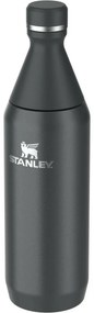 Stanley All Day Slim Bottle 600 ml fekete fényestermosz, 0,6 l