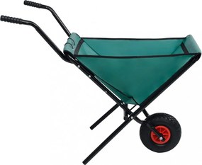 Zöld összecsukható kerti talicska 60 liter