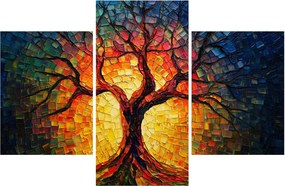 Kép - Az élet fája mozaikban (90x60 cm)